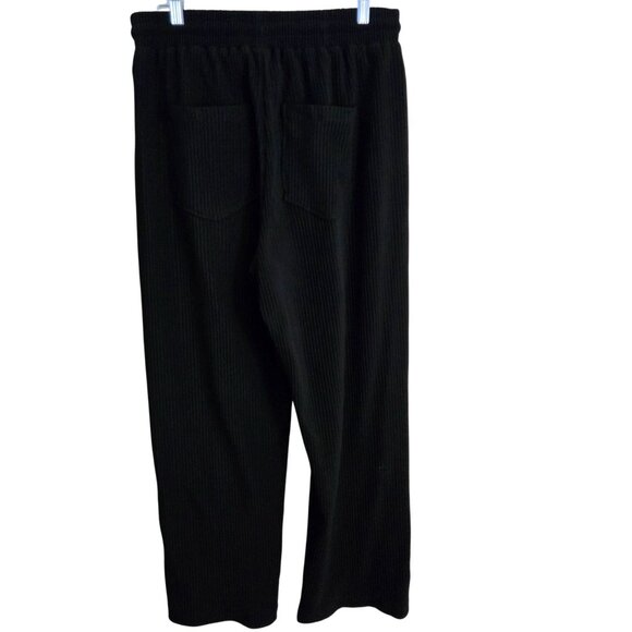 Benklark NWOT Off Court Pleated Wide Leg Pants Drawstring Pockets Size M - Picture 3 of 11